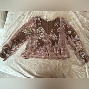 American Eagle Outfitters Long Sleeve Top